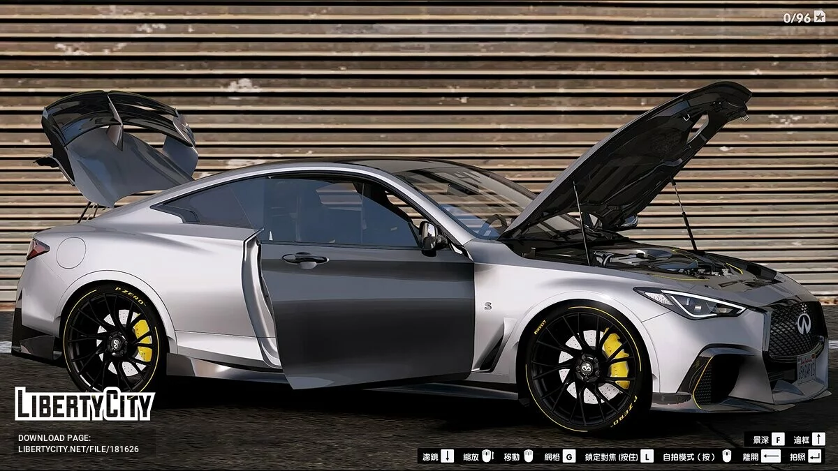 Infiniti Q60 Project Black S 2018 / GTA 5
