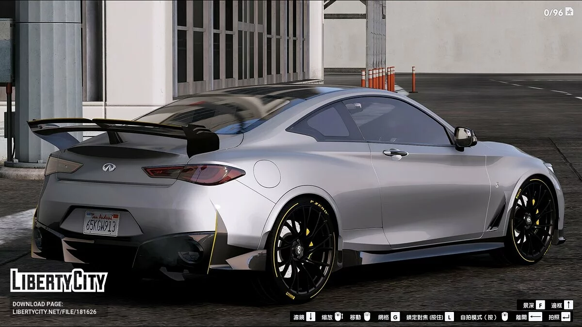 Infiniti Q60 Project Black S 2018 / GTA 5