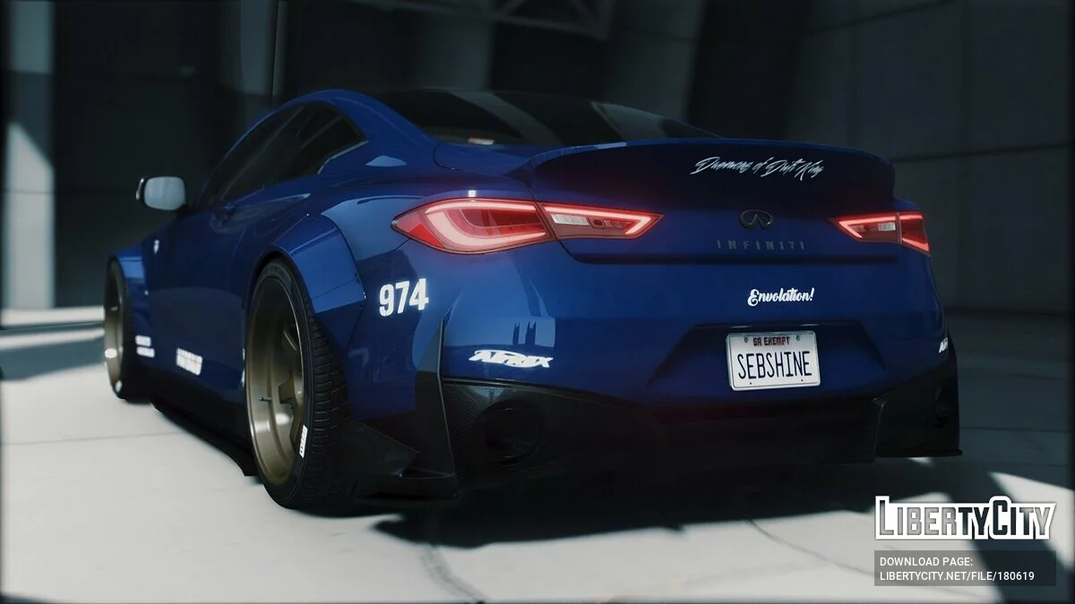 Infiniti Q60 Project Black S / GTA 5