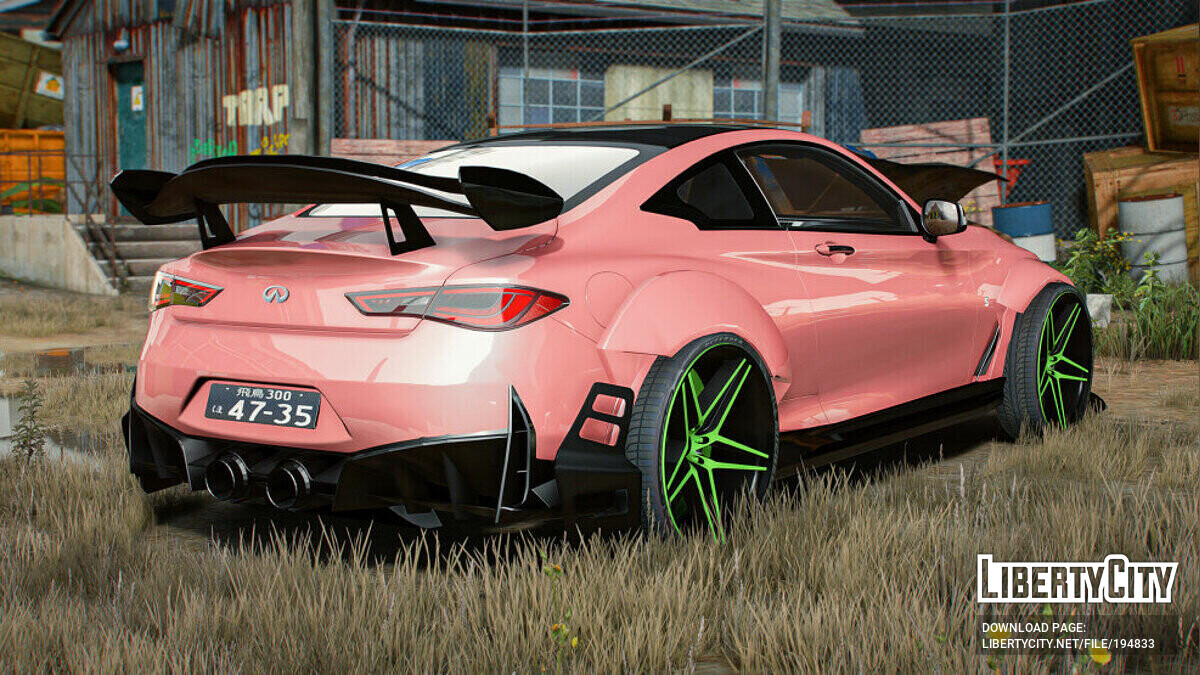 Скачать Infinity Q60 Widebody Exposed Carbon Interior для GTA 5