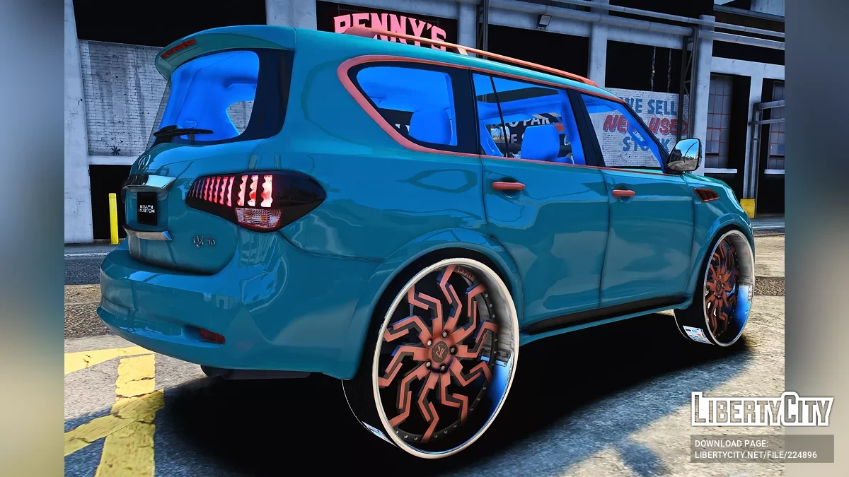 Custom 2018 Infiniti QX56 Dope / GTA 5