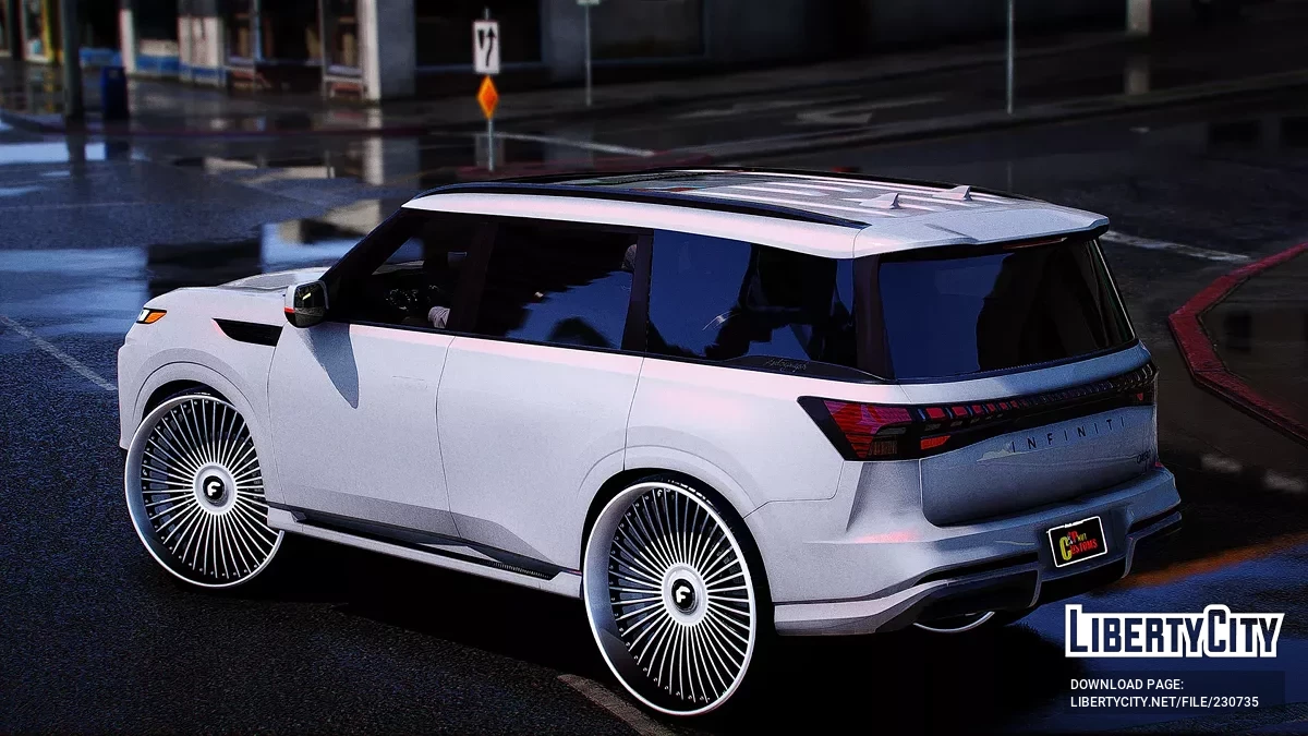 2025 Infiniti QX80 On 30 Forgiatos With Animated Sunroof / GTA 5