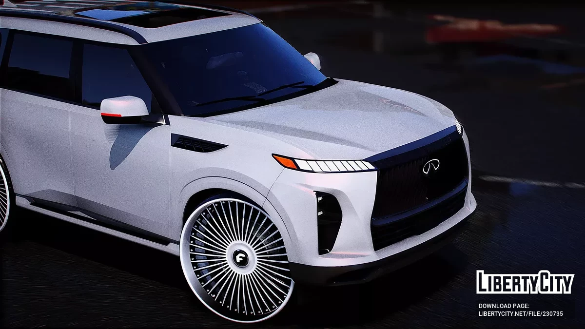 2025 Infiniti QX80 On 30 Forgiatos With Animated Sunroof / GTA 5