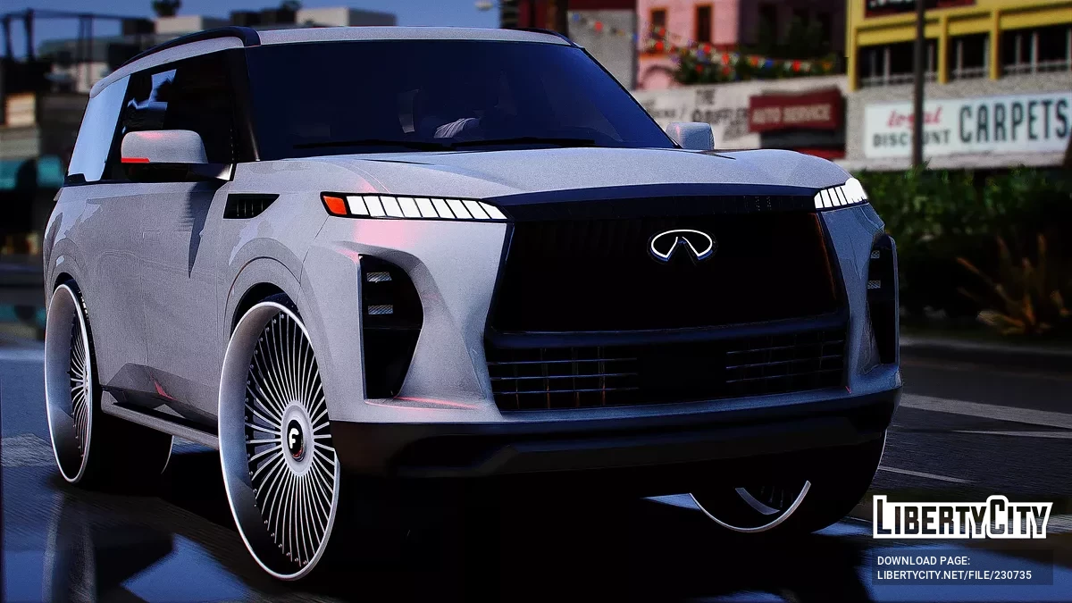 2025 Infiniti QX80 On 30 Forgiatos With Animated Sunroof / GTA 5
