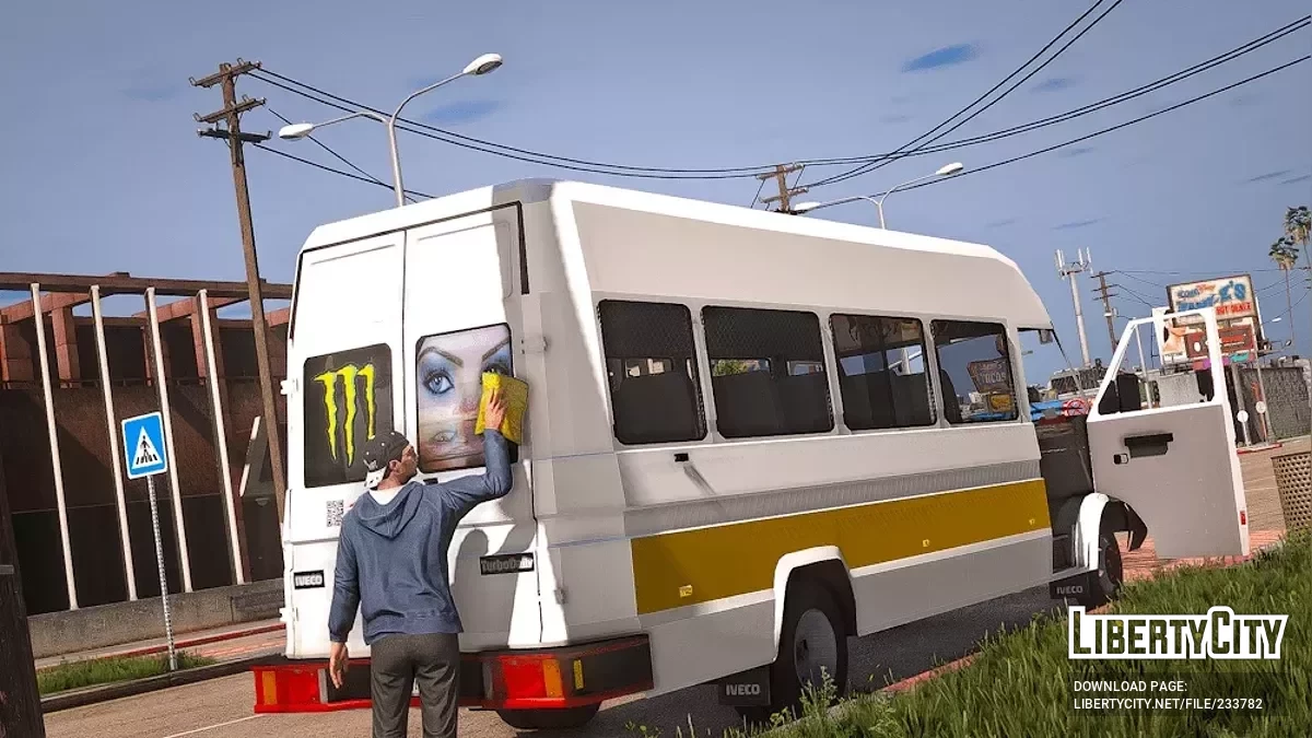Iveco Libyan Bus v1.0 / GTA 5
