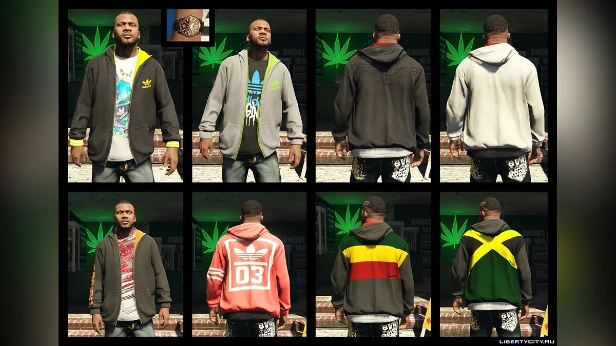 Franklin BIG Clothes Pack / GTA 5