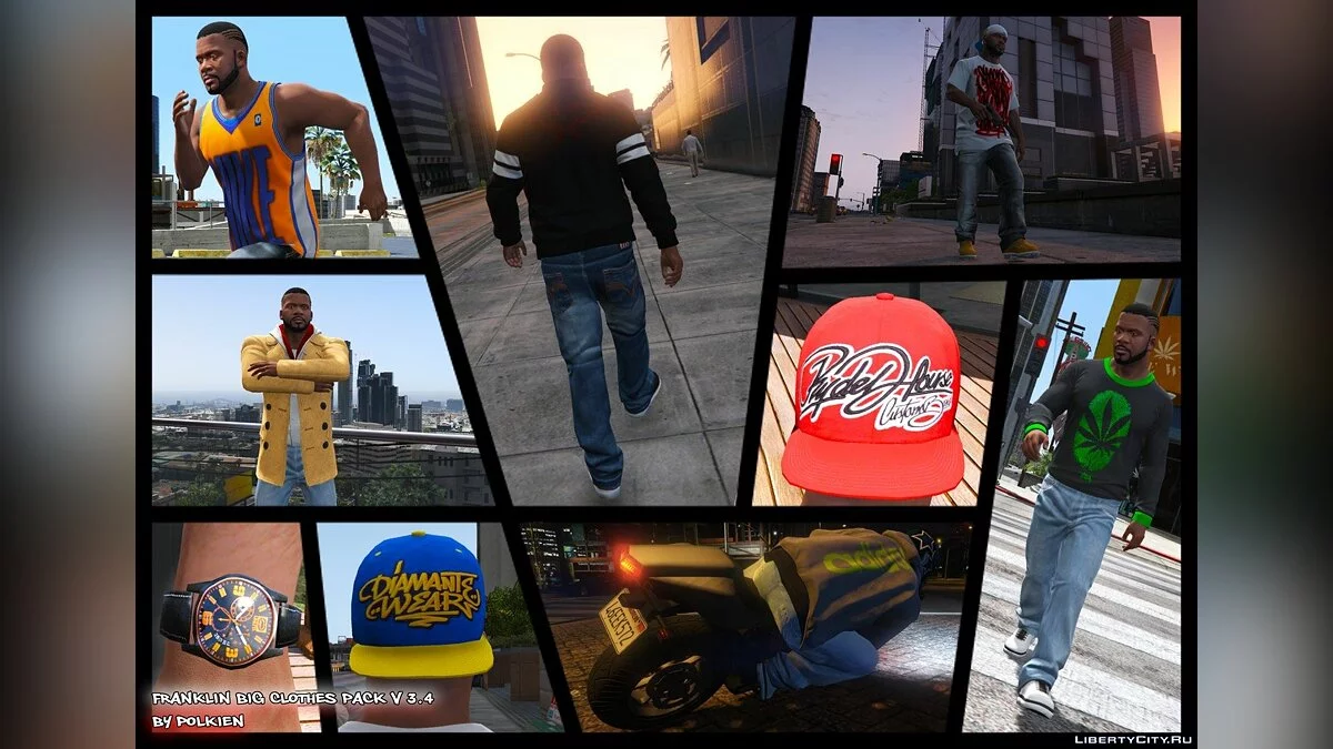 Franklin BIG Clothes Pack / GTA 5