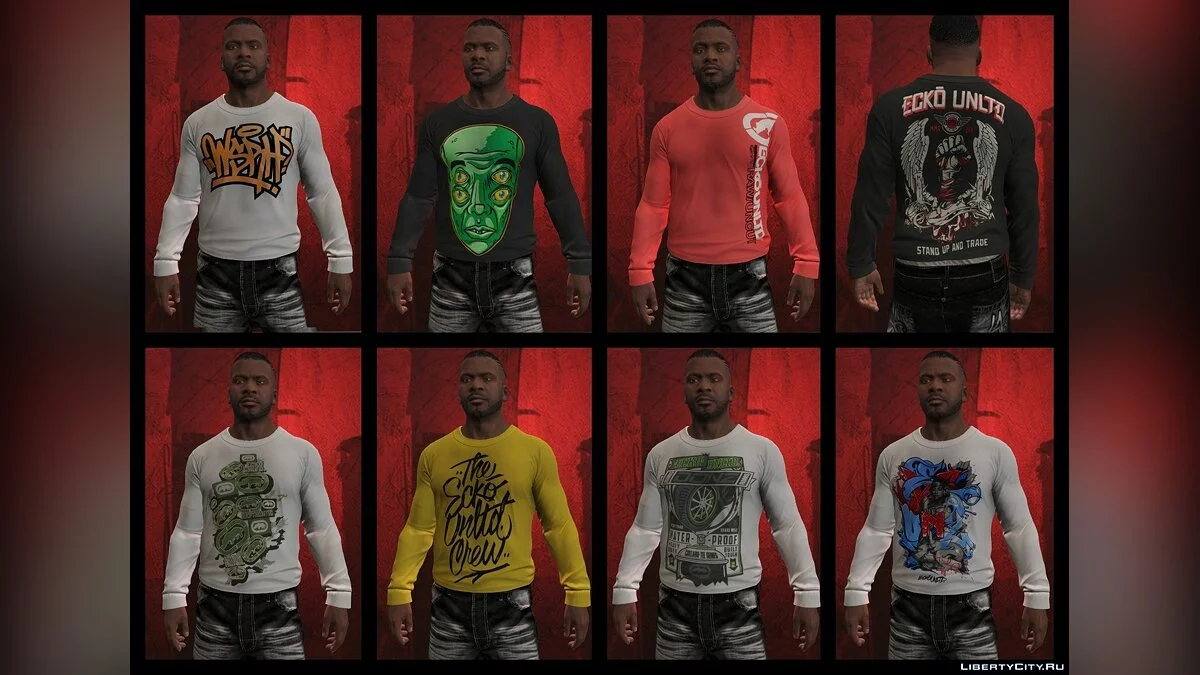 Franklin BIG Clothes Pack / GTA 5