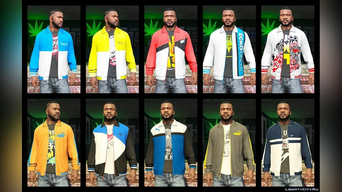 Franklin BIG Clothes Pack / GTA 5