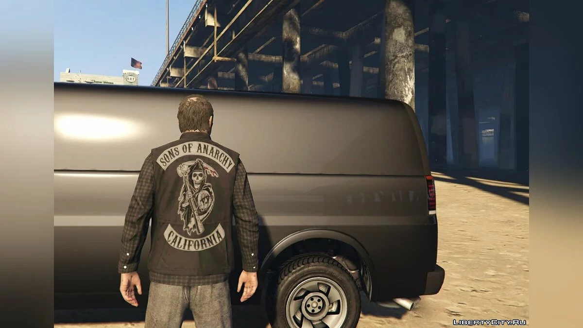 Sons of Anarchy Vest for Michael, Franklin and Trevor / GTA 5