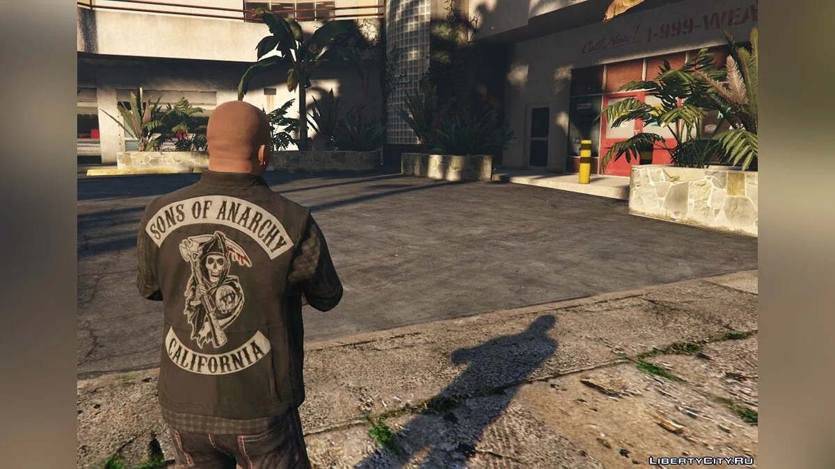 Sons of Anarchy Vest for Michael, Franklin and Trevor / GTA 5