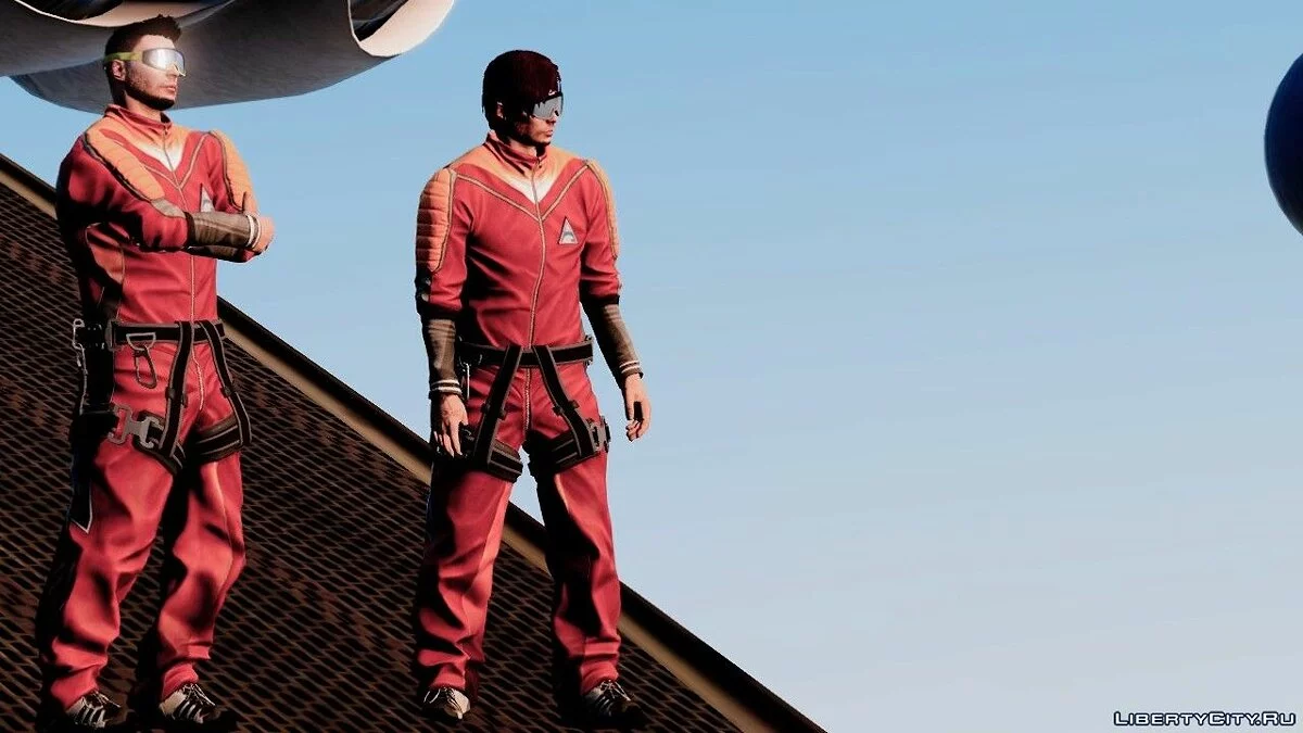 Parachute Outfit for Freemode Male 1.0 / GTA 5