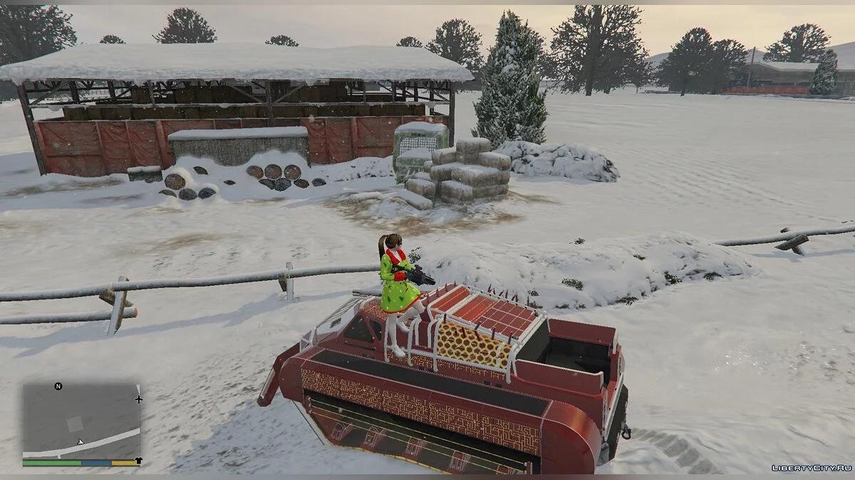 Рождественский плащ для Мэй Ширануи / GTA 5