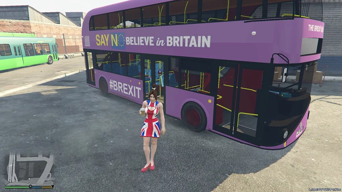 Британская одежда для Mai Shiranui 1.0 / GTA 5