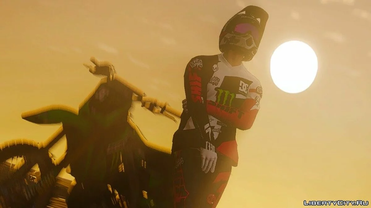 Костюм FOX x SHIFT MX Gear v3 (фикс текстуры штанов) / GTA 5