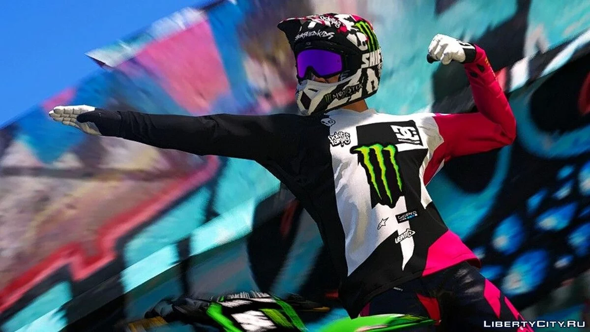 Костюм FOX x SHIFT MX Gear v3 (фикс текстуры штанов) / GTA 5