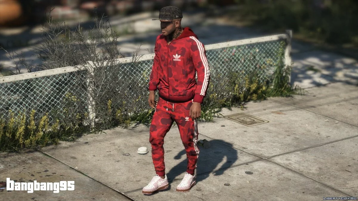 BAPE ADIDAS CAMO TRACKSUITS - Franklin 2.0 / GTA 5