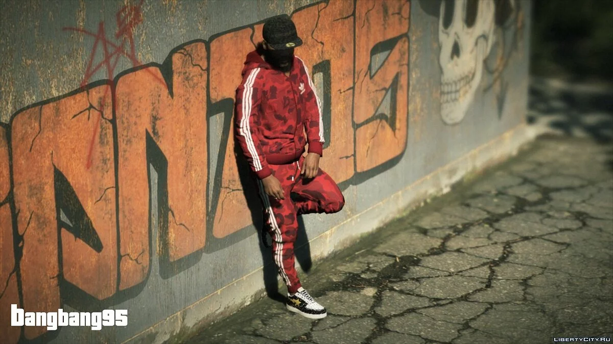BAPE ADIDAS CAMO TRACKSUITS - Franklin 2.0 / GTA 5