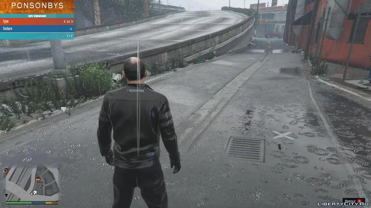 Кожаный пиджак Redskins для Тревора / GTA 5