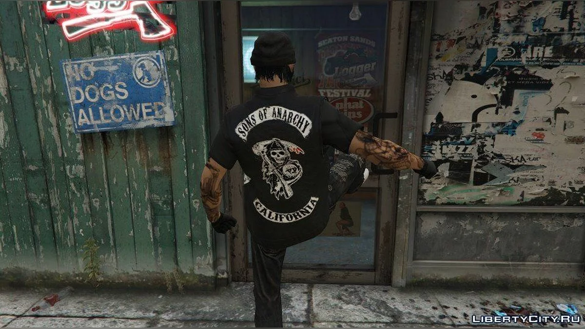 Жилет sons of anarchy / GTA 5