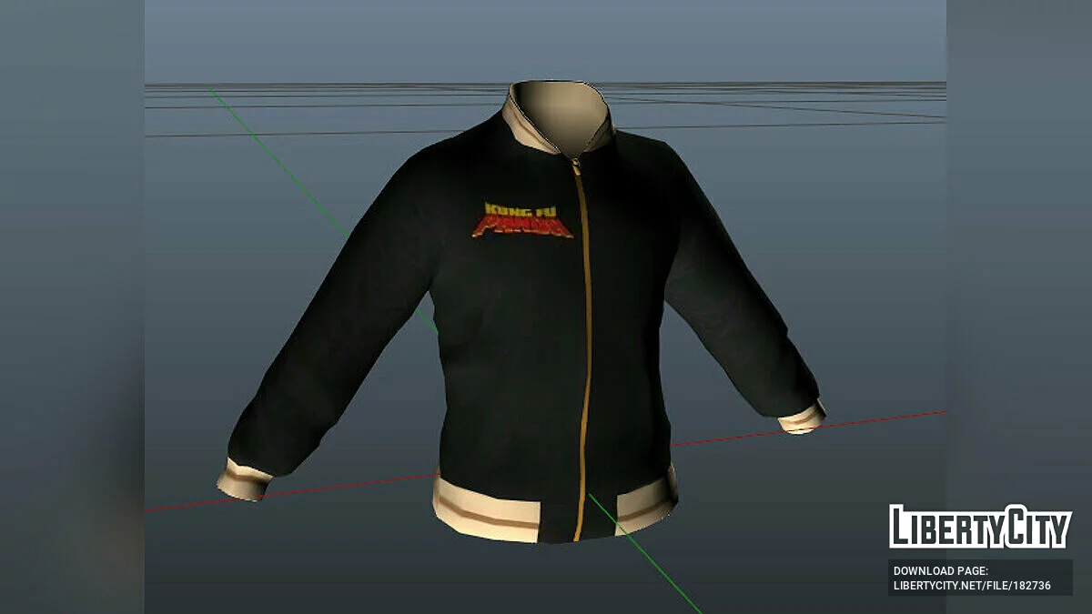 Куртка Kung Fu Panda для мужчины / GTA 5