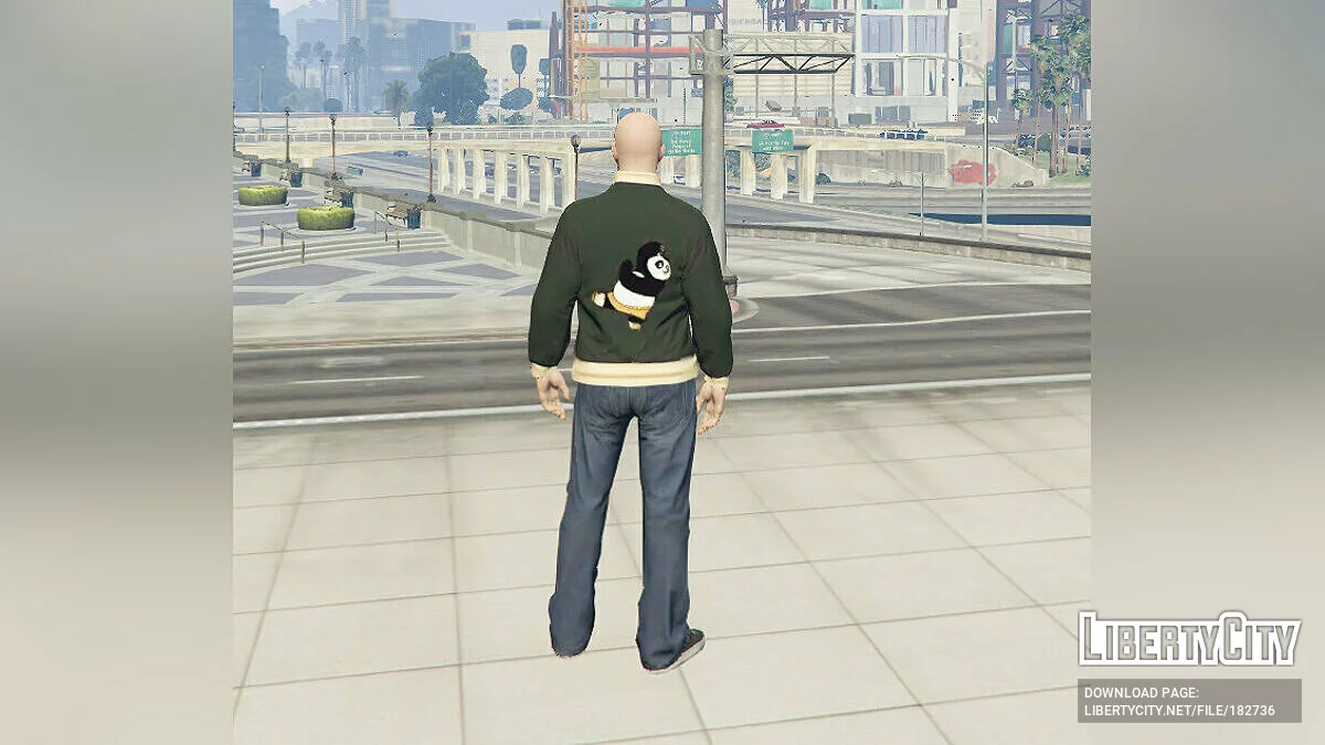 Куртка Kung Fu Panda для мужчины / GTA 5