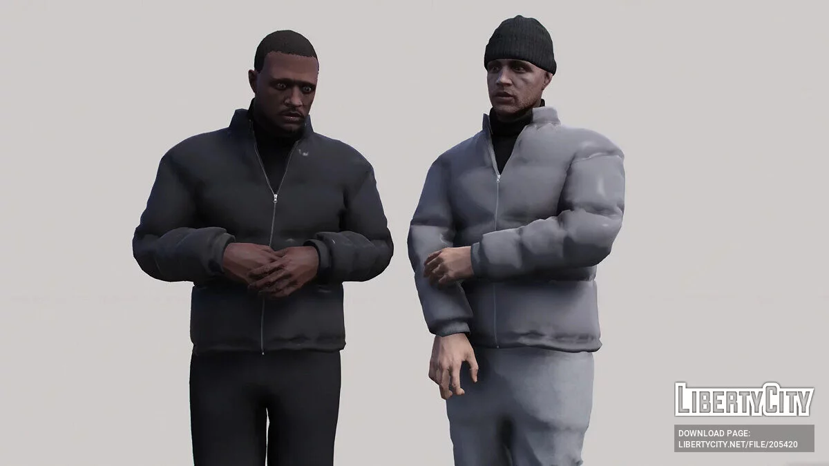 Simple Shiny PufferJacket [MP Male] / GTA 5