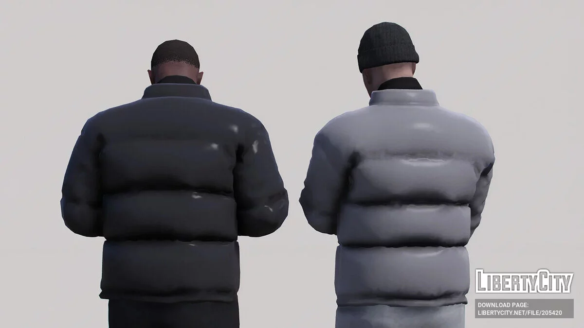 Simple Shiny PufferJacket [MP Male] / GTA 5