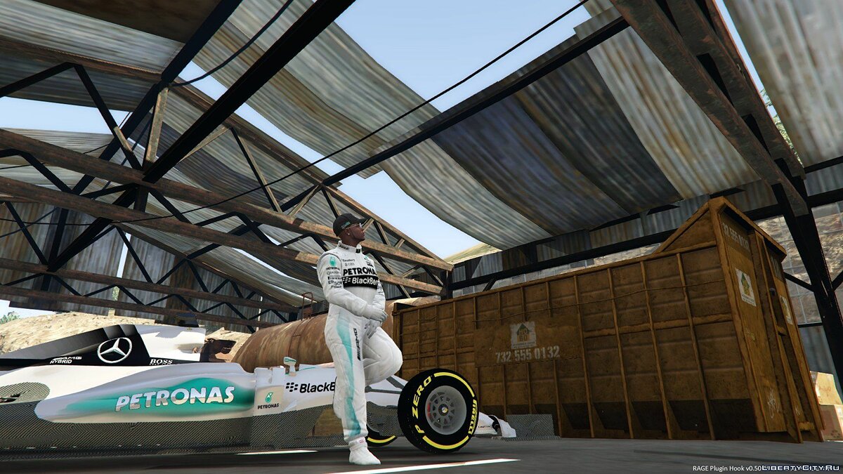 Lewis Hamilton Racing Suit 1.0 для GTA 5 - Картинка #4