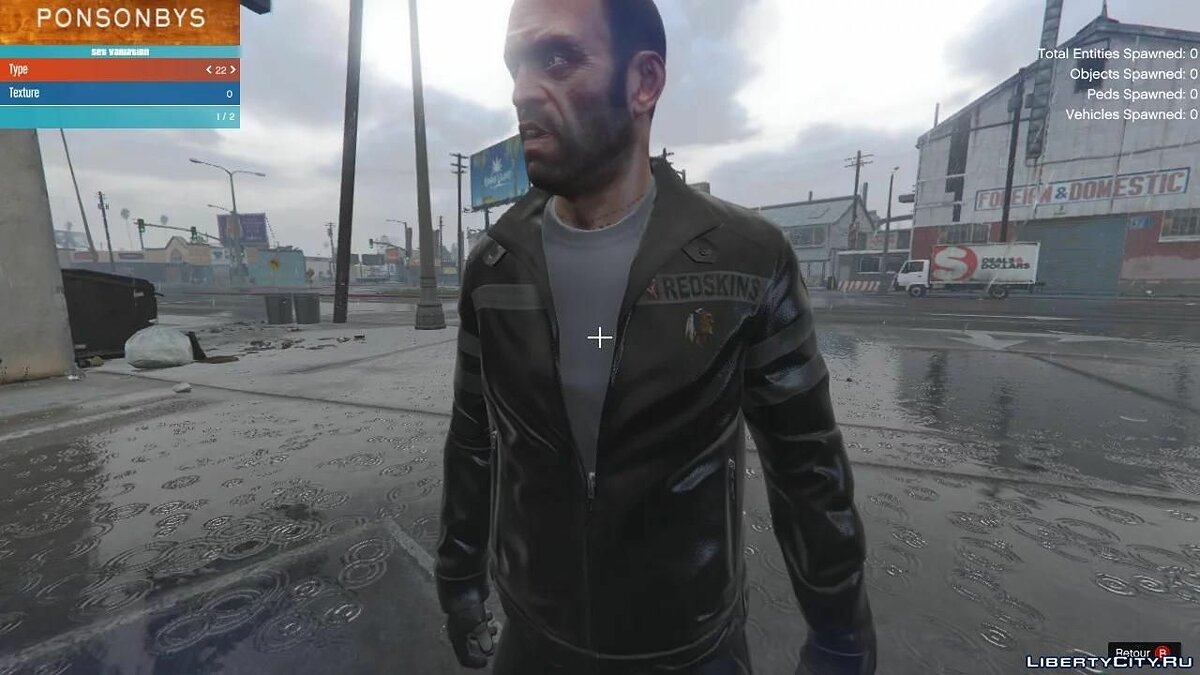 gta v red leather jacket