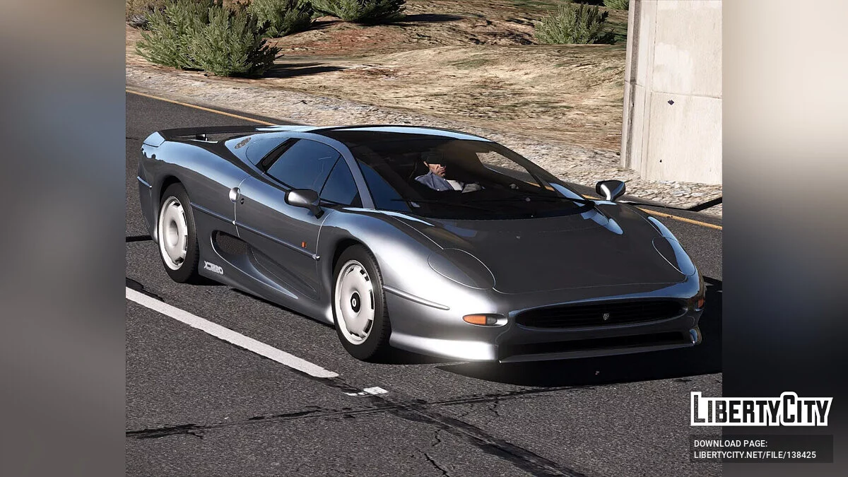 1992 Jaguar XJ220 [Add-On | VehFuncsV | Extras | Template] Reworked 1.0 / GTA 5