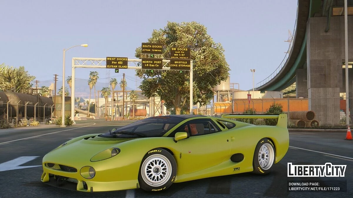Jaguar XJ220S TWR 1993 v1.1 / GTA 5