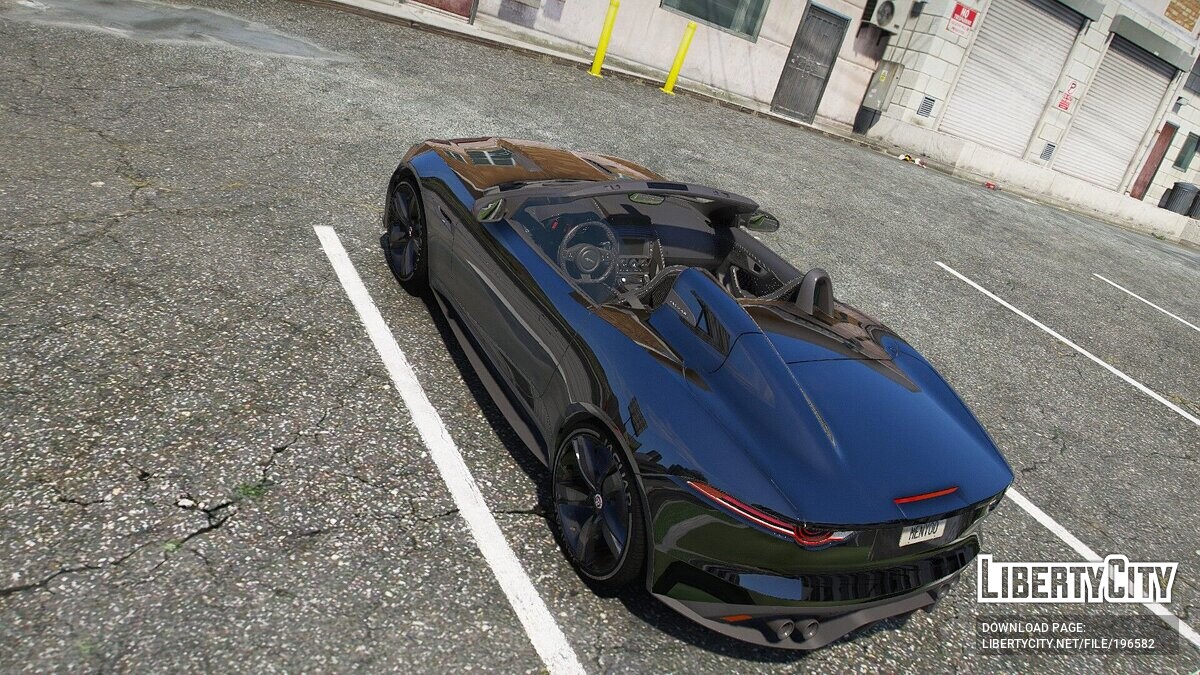 Скачать Jaguar F-Type кабриолет для GTA 5