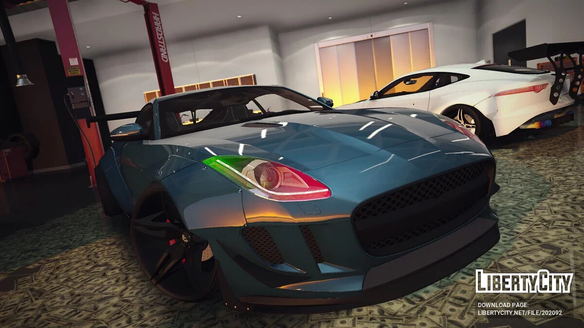 Jaguar F Type L3d Store Edition v1.0 / GTA 5