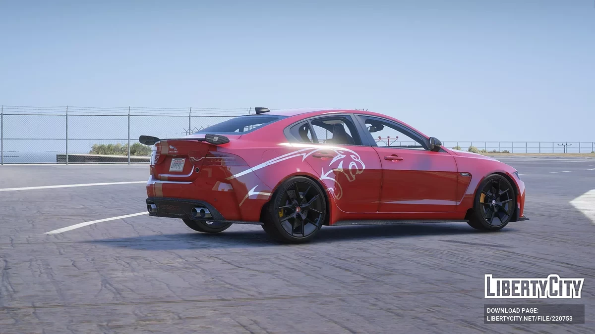 Jaguar XE SV Project 8 v1.0 / GTA 5