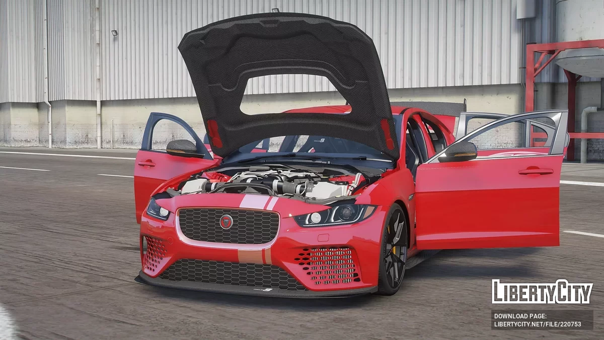 Jaguar XE SV Project 8 v1.0 / GTA 5