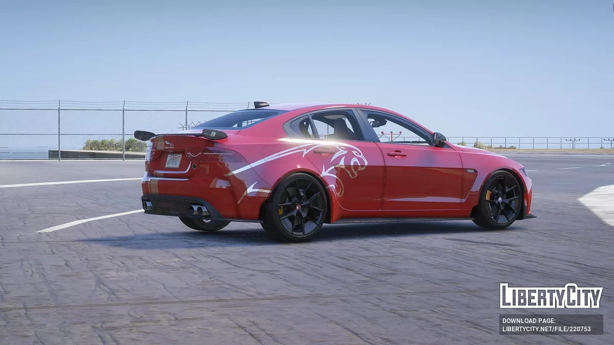 Jaguar XE SV Project 8 v1.0 / GTA 5
