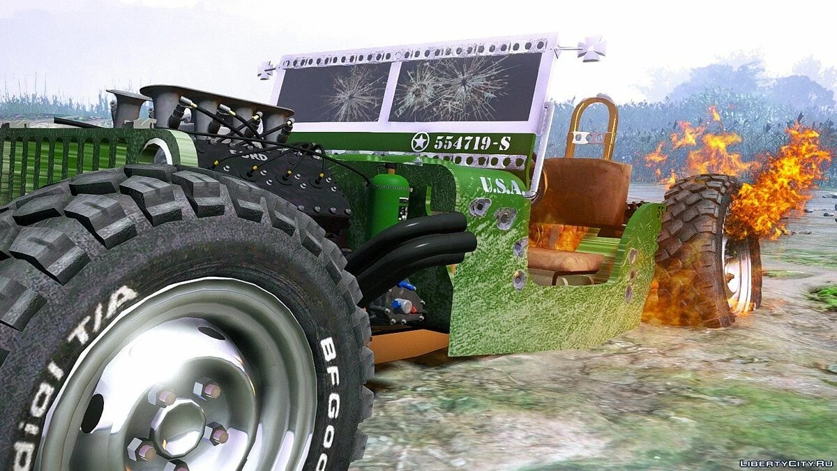 Jeep Willys Hot-Rod 1.0 / GTA 5