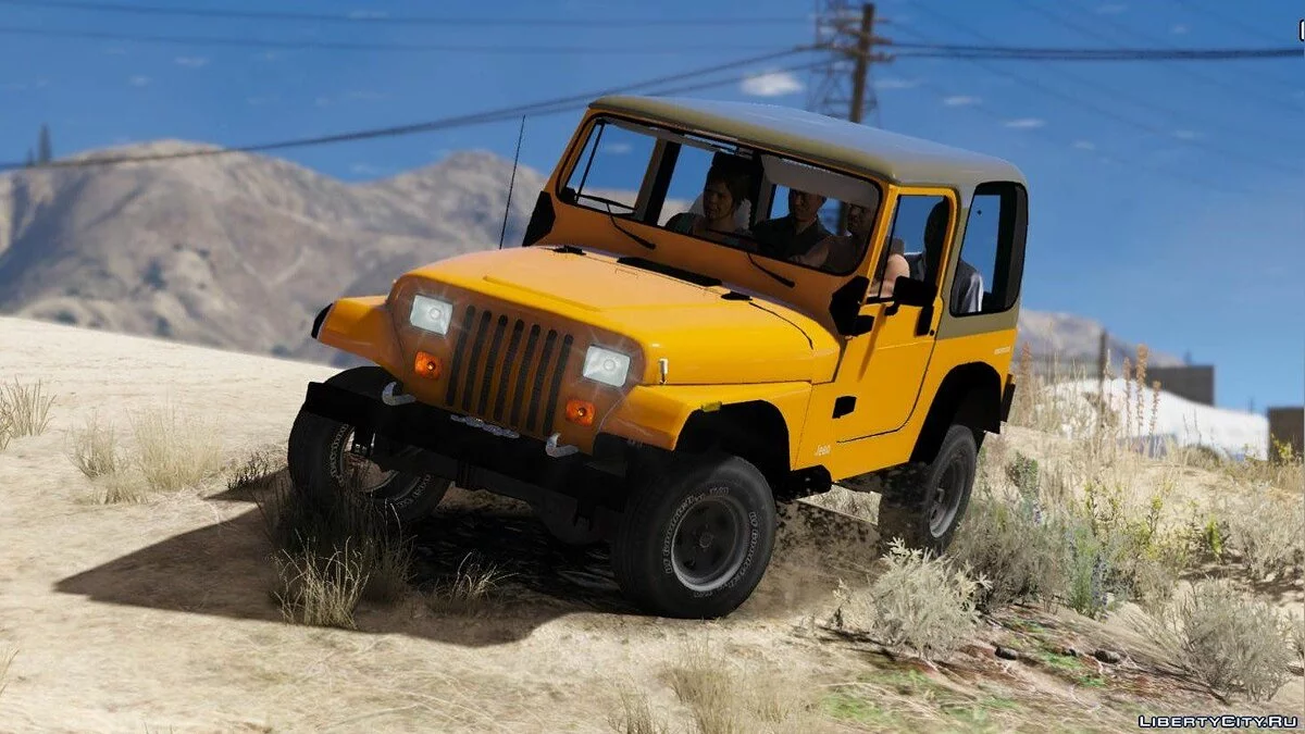 Jeep Wrangler 1986 [Add-On | Replace | Livery | Extras | Template] 1.5 / GTA 5