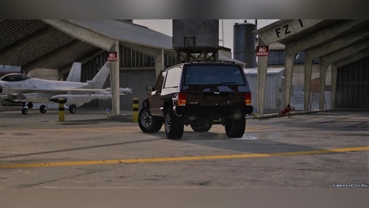Jeep Cherokee XJ 1996 [Add-On | Replace | Livery | Extras | Dirt | Template] / GTA 5