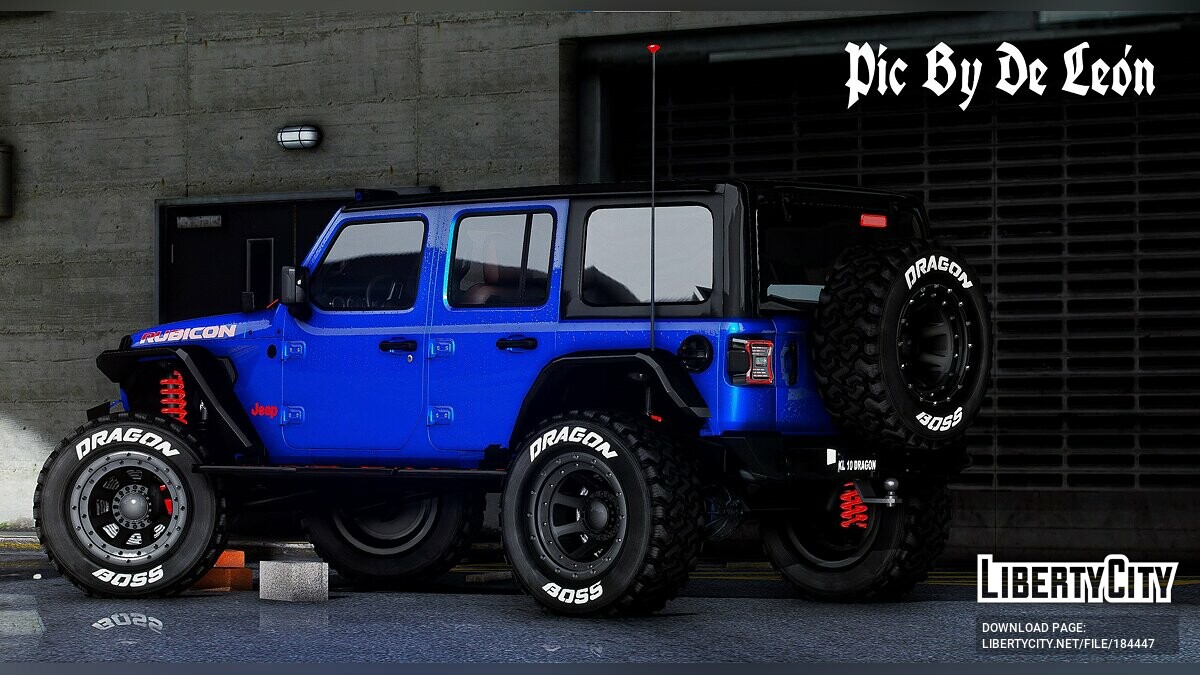 Jeep Wrangler Rubicon Fully Modified for GTA 5 - Картинка #2