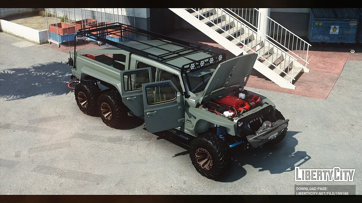 Jeep Gladiator 392 6x6 Hellfire Apocalypse / GTA 5