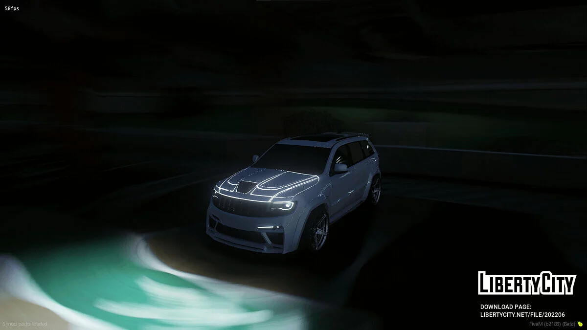 Jeep Grand Cherokee Demonhawk (Custom LEDs) v1.0 / GTA 5