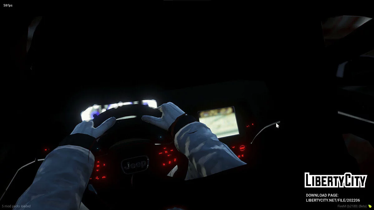 Jeep Grand Cherokee Demonhawk (Custom LEDs) v1.0 / GTA 5