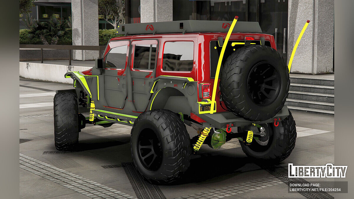 Скачать Custom Jeep Mod для GTA 5