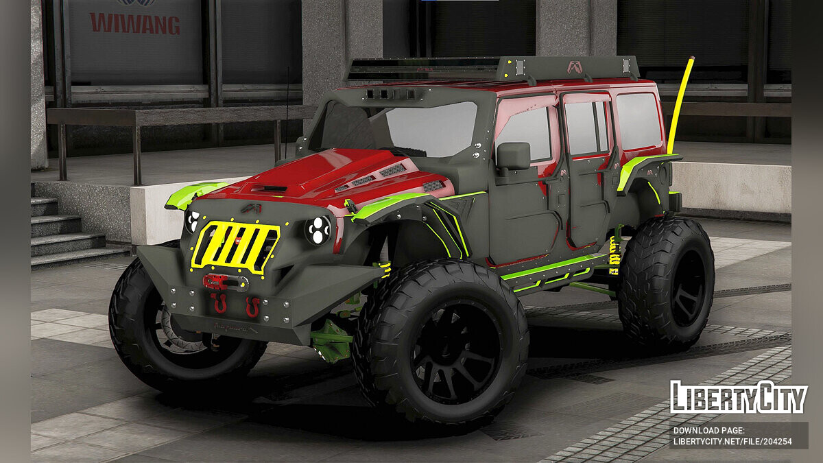 Скачать Custom Jeep Mod для GTA 5