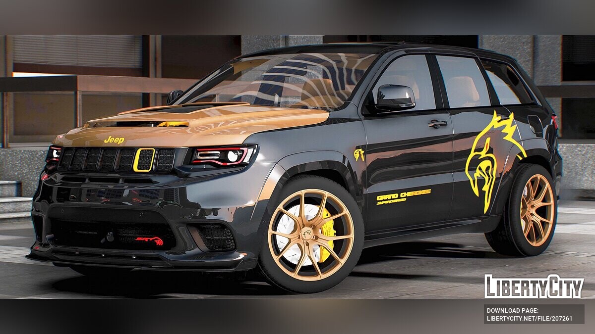 Скачать Jeep Grand Cherokee Trackhawk Widebody для GTA 5