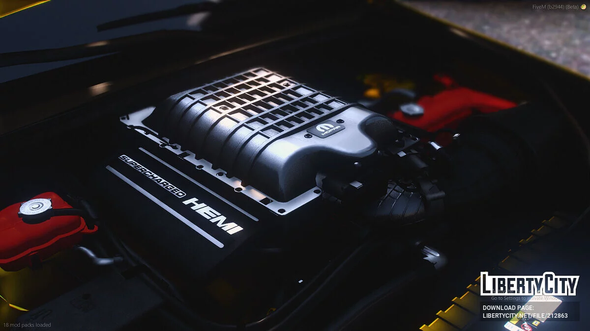 Custom 2023 Jeep Grand Cherokee Ghoul Hellephant Trackhawk / GTA 5