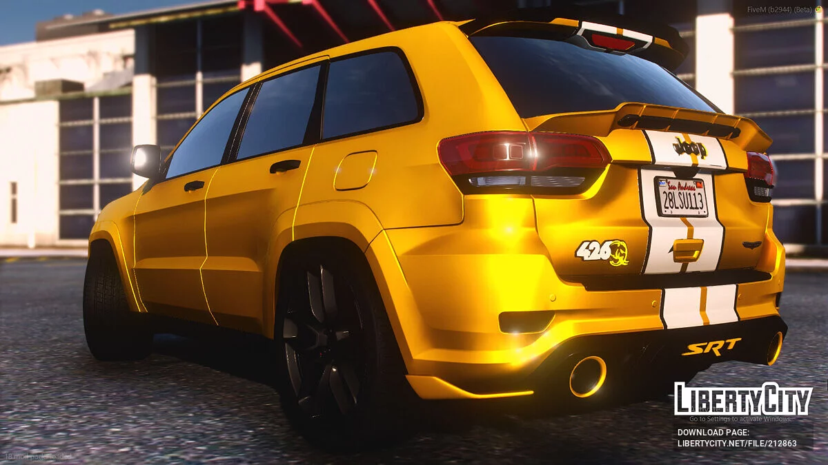 Custom 2023 Jeep Grand Cherokee Ghoul Hellephant Trackhawk / GTA 5