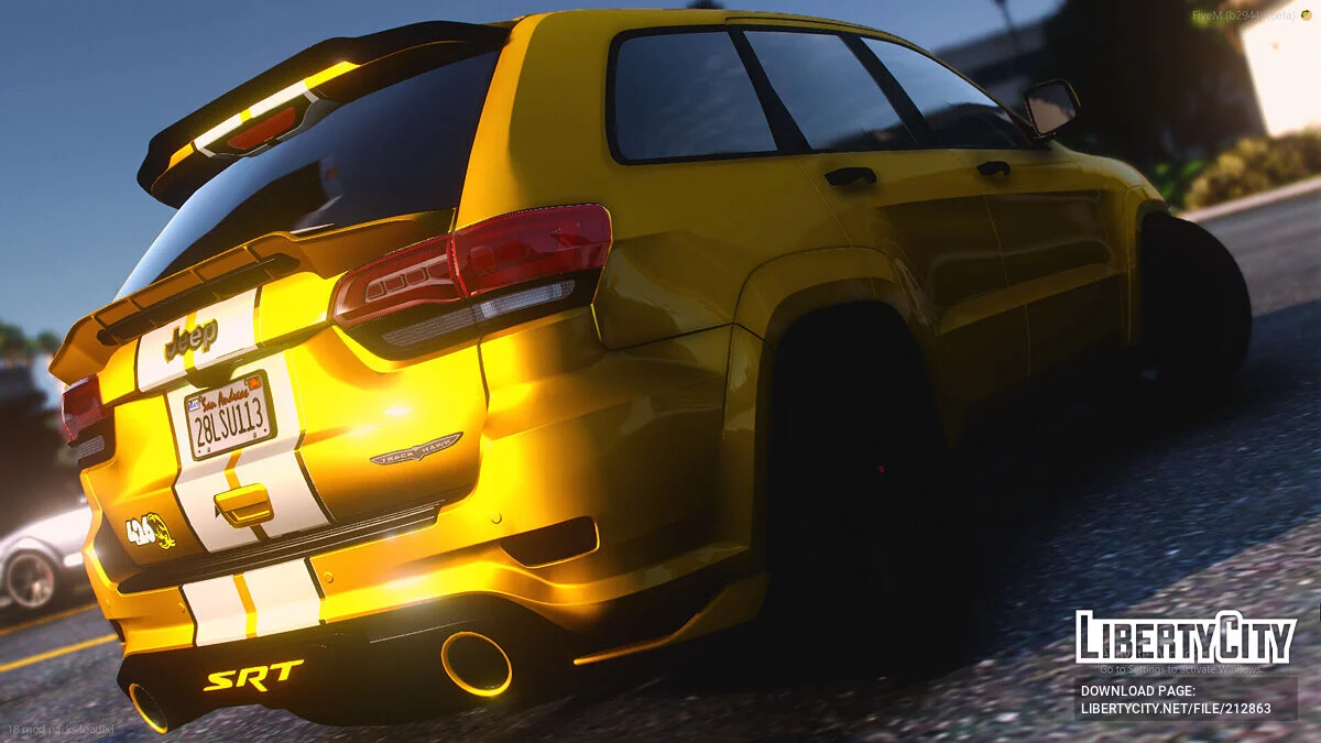 Custom 2023 Jeep Grand Cherokee Ghoul Hellephant Trackhawk / GTA 5